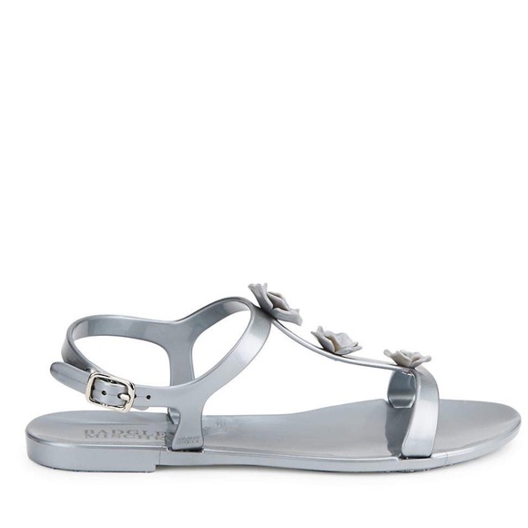 Badgley Mischka Bahama Platinum Sandals - Picture 6 of 6